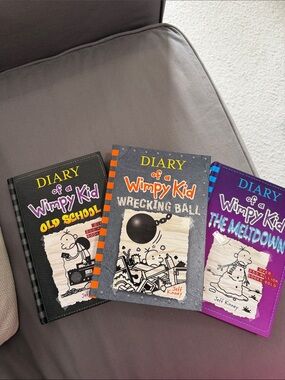 Diary of a Wimpy Kid Book Set of 3